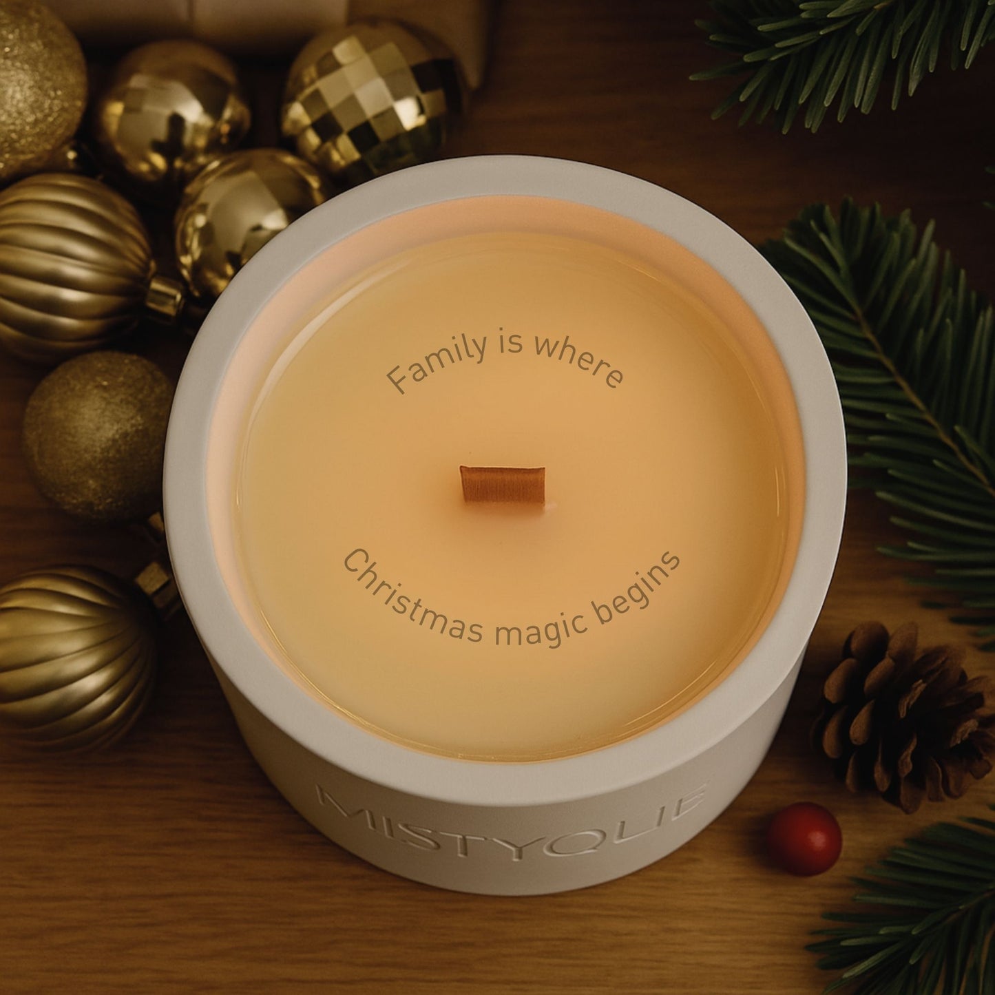 Whispers from Santa Standard Candle