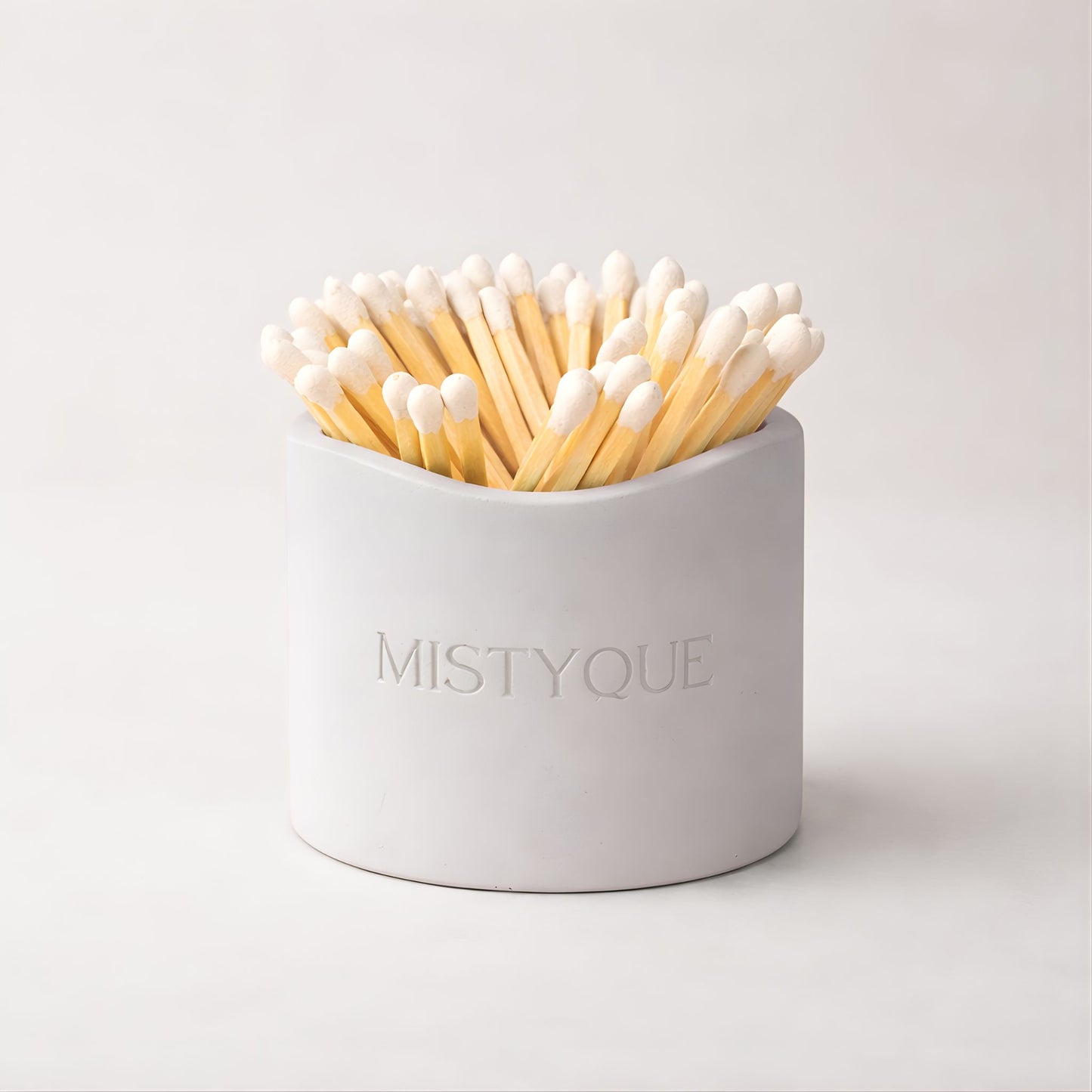 Grey Matches Pot