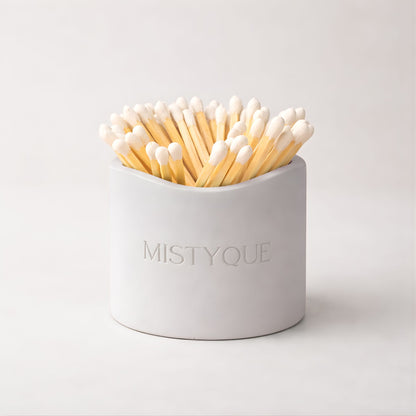 Grey Matches Pot