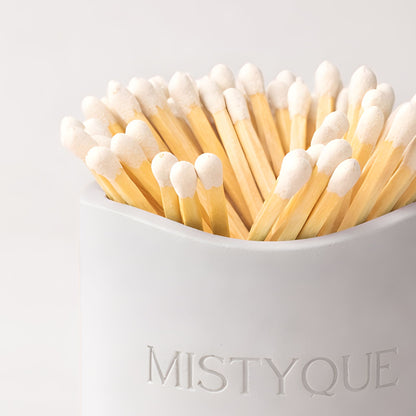 Grey Matches Pot